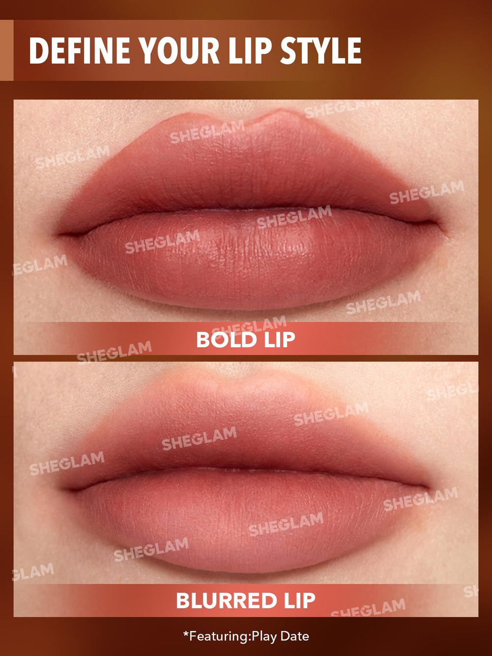 SHEGLAM label and open cap detail highlighting water-based, cruelty-free formula