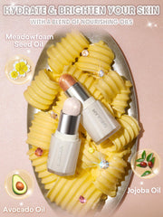 SHEGLAM stick tip detail showing creamy formula and precise application