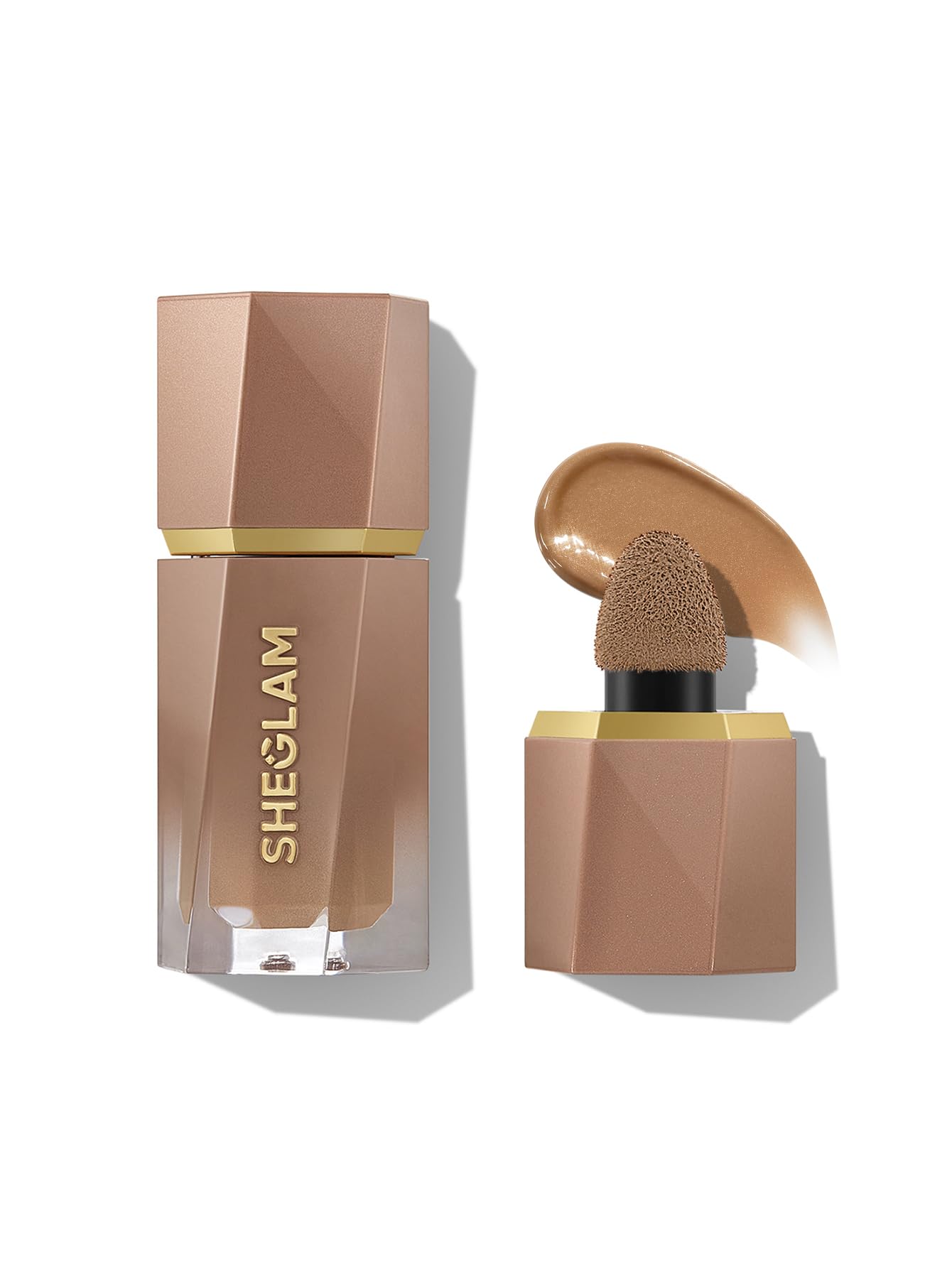SHEGLAM front packaging showing compact bronzer and label for quick identification