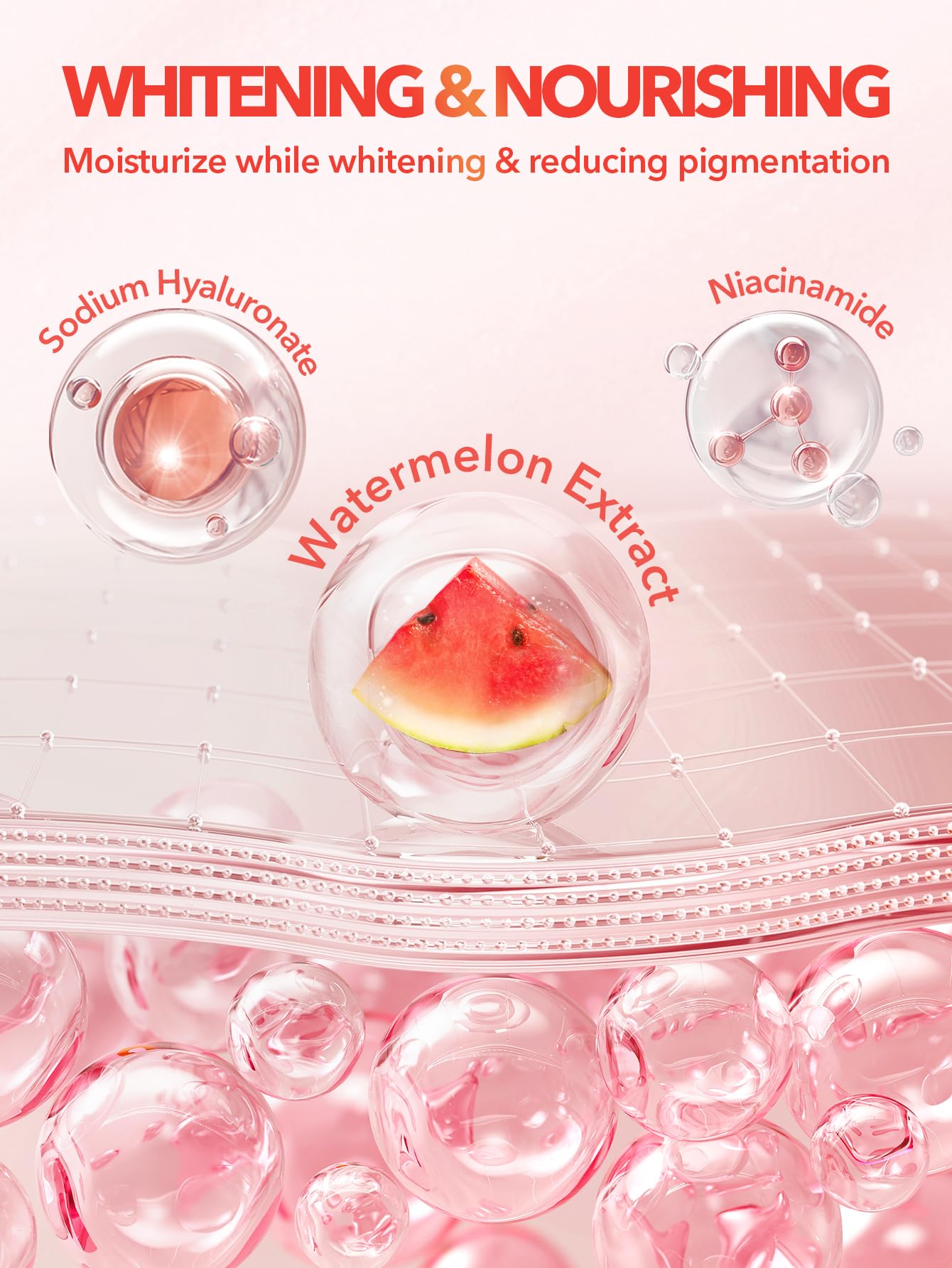 SHEGLAM close-up of creamy-serum texture highlighting hydration and smooth finish