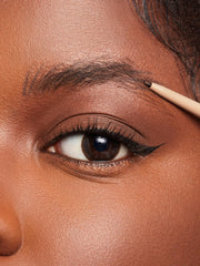 SHEGLAM ash brown texture swatch on arm showing matte, non-sticky formula
