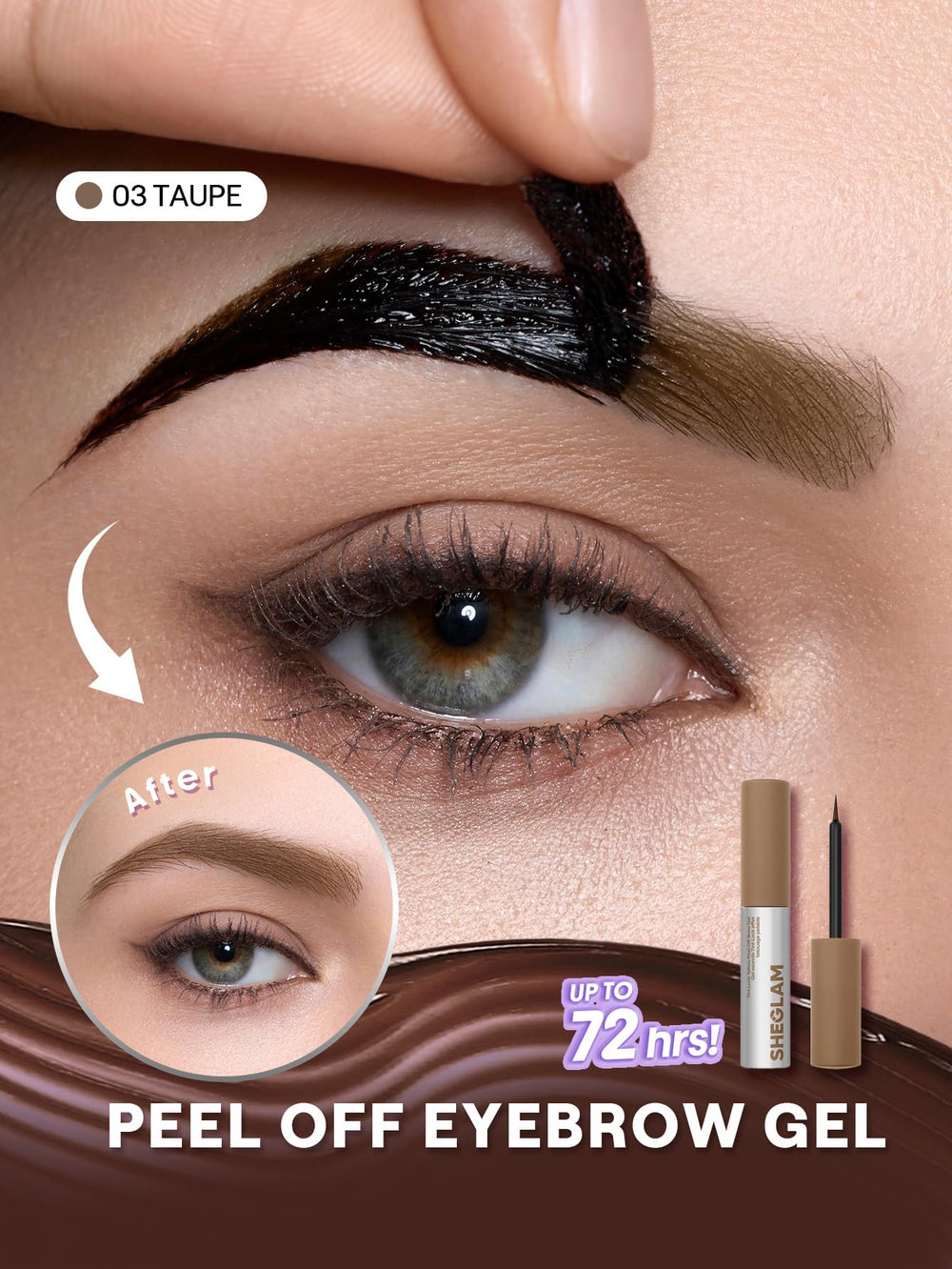 SHEGLAM close-up of gel texture for smooth application