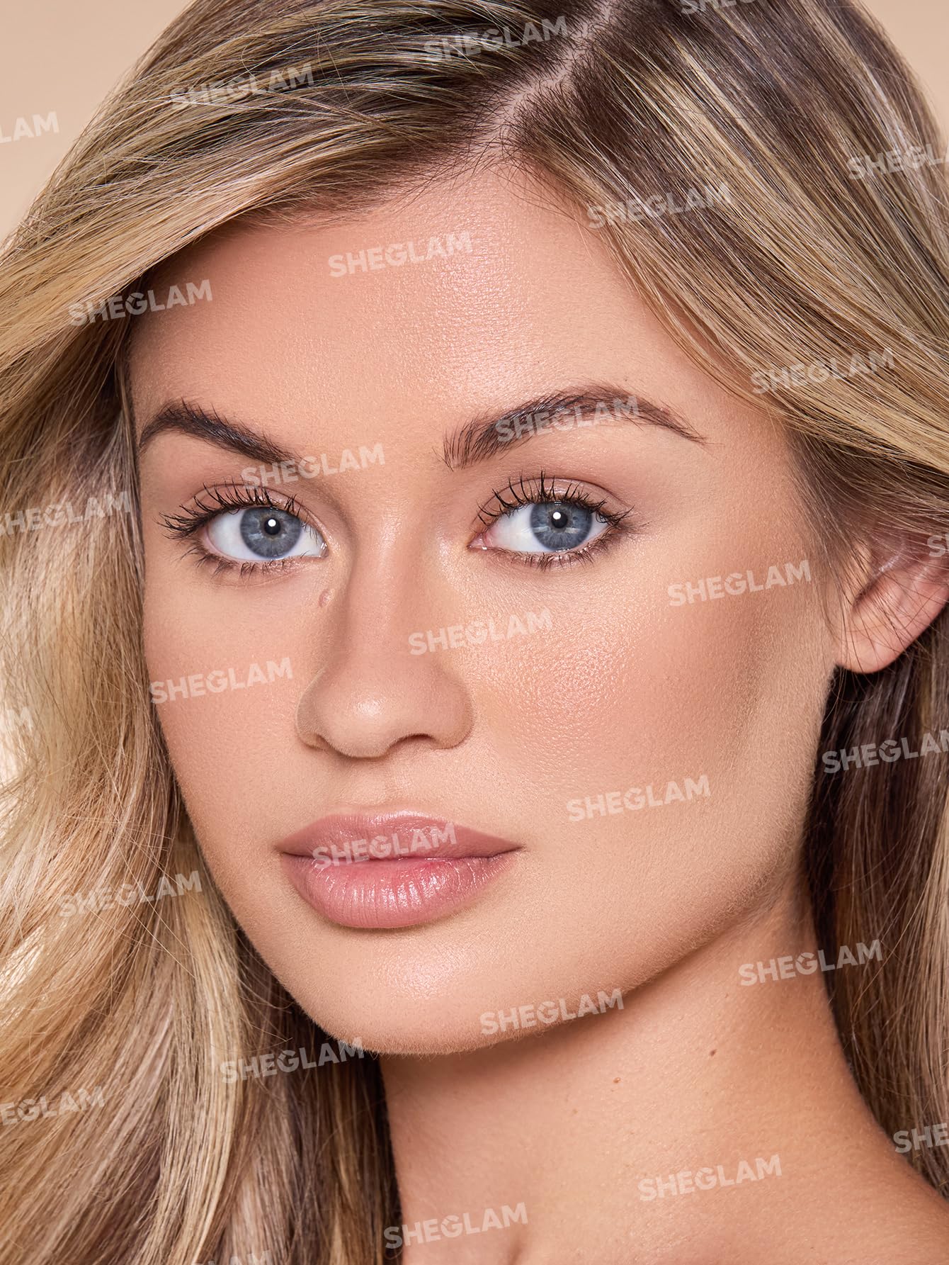 SHEGLAM swatch of Toffee texture showing smooth, blendable cream