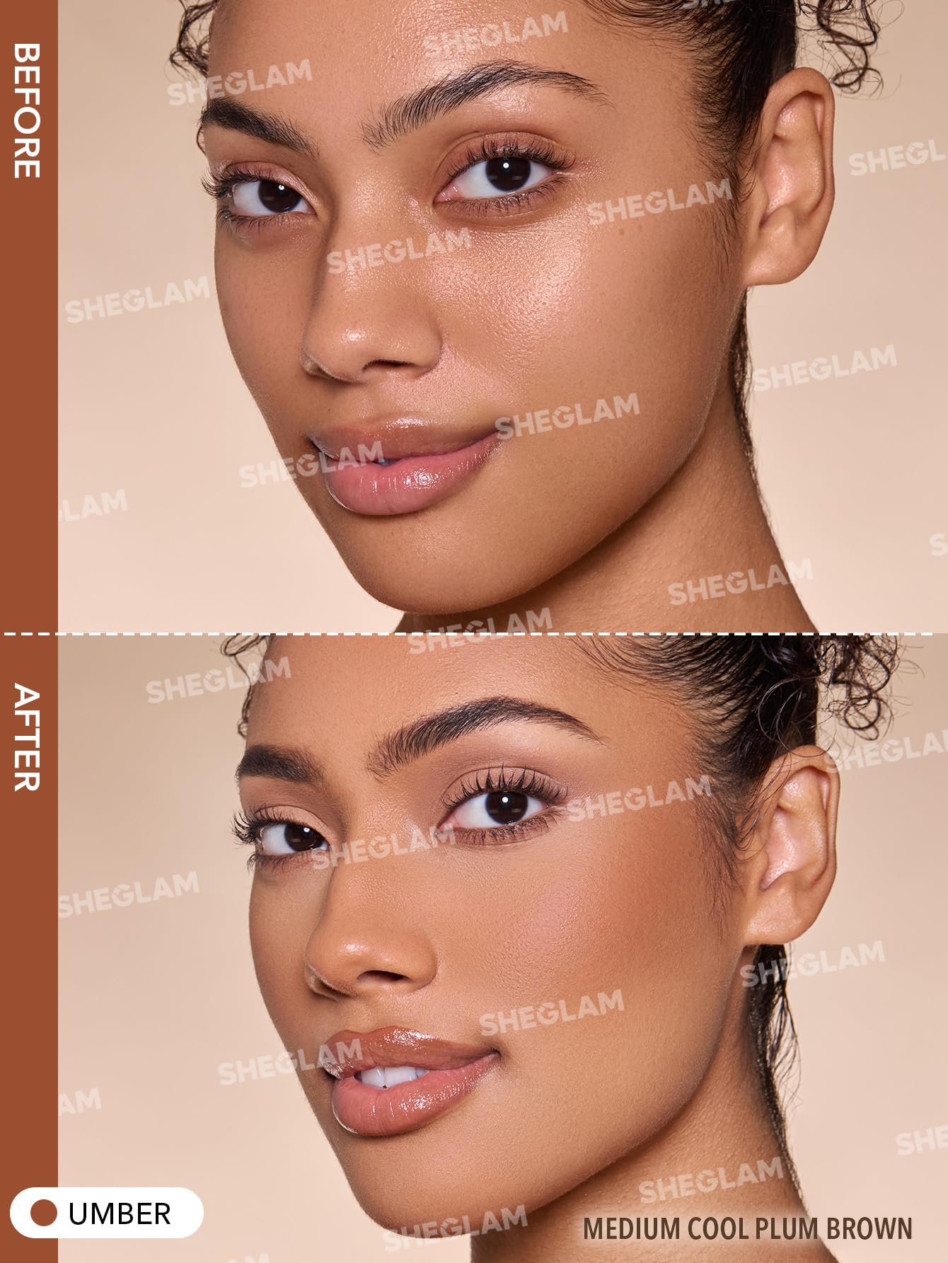 SHEGLAM Umber built-in sponge tip close-up for precise application