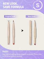 SHEGLAM size comparison in hand to show portable travel-ready form