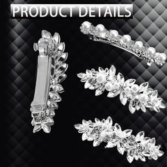SHEHARUHI hair clips pinned into a soft bridal bun, secure hold for updo
