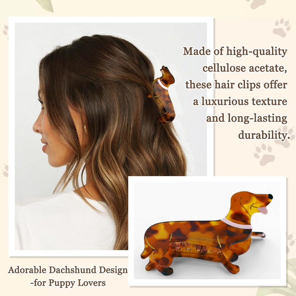 SHEHARUHI two clips presented in gift-ready packaging ideal for pet-lover presents