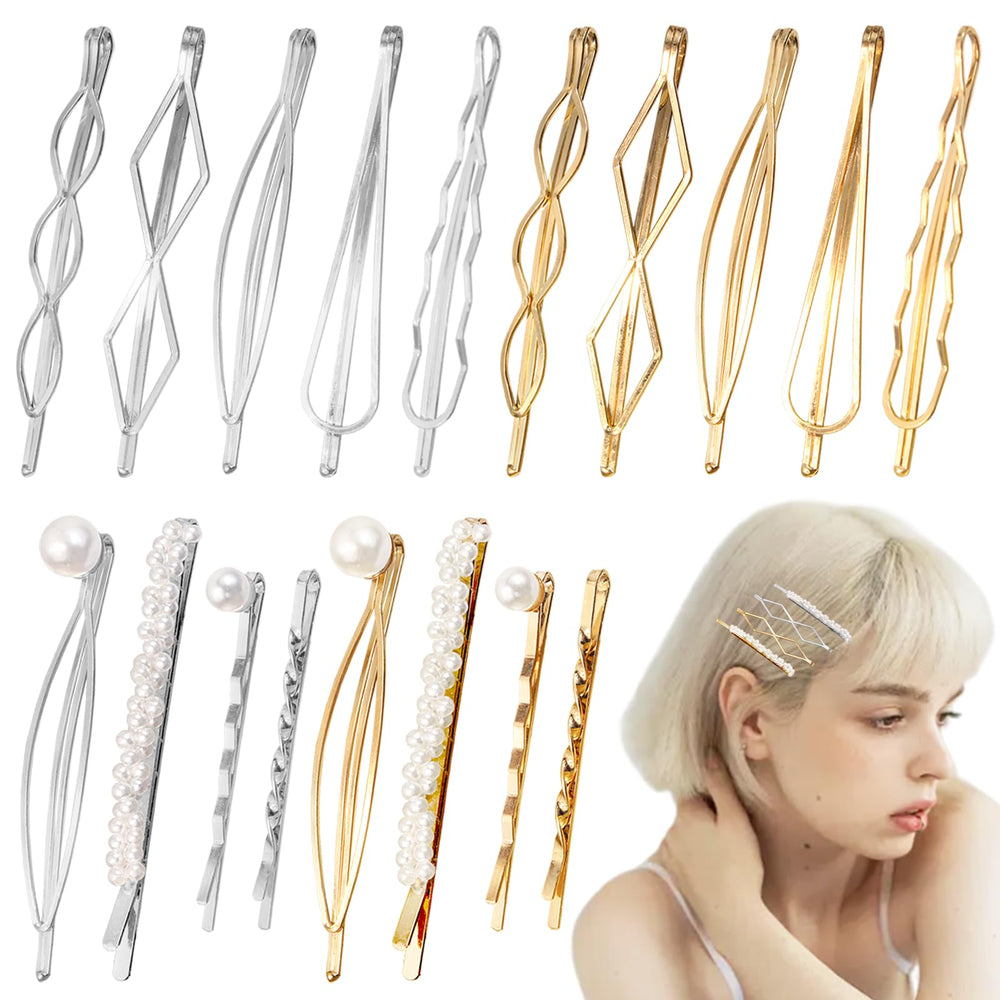 SHEHARUHI front set arrangement showing all 18 clips for versatile styling