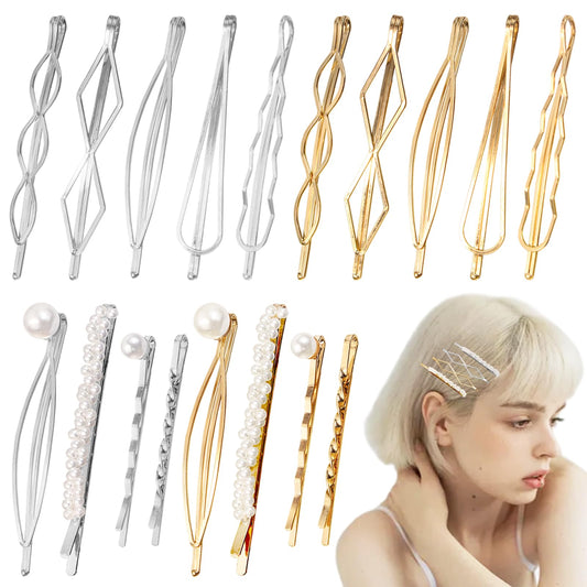 SHEHARUHI front set arrangement showing all 18 clips for versatile styling