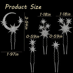 SHEHARUHI hair pins placed in a bridal updo improving hairstyle elegance and photo appeal