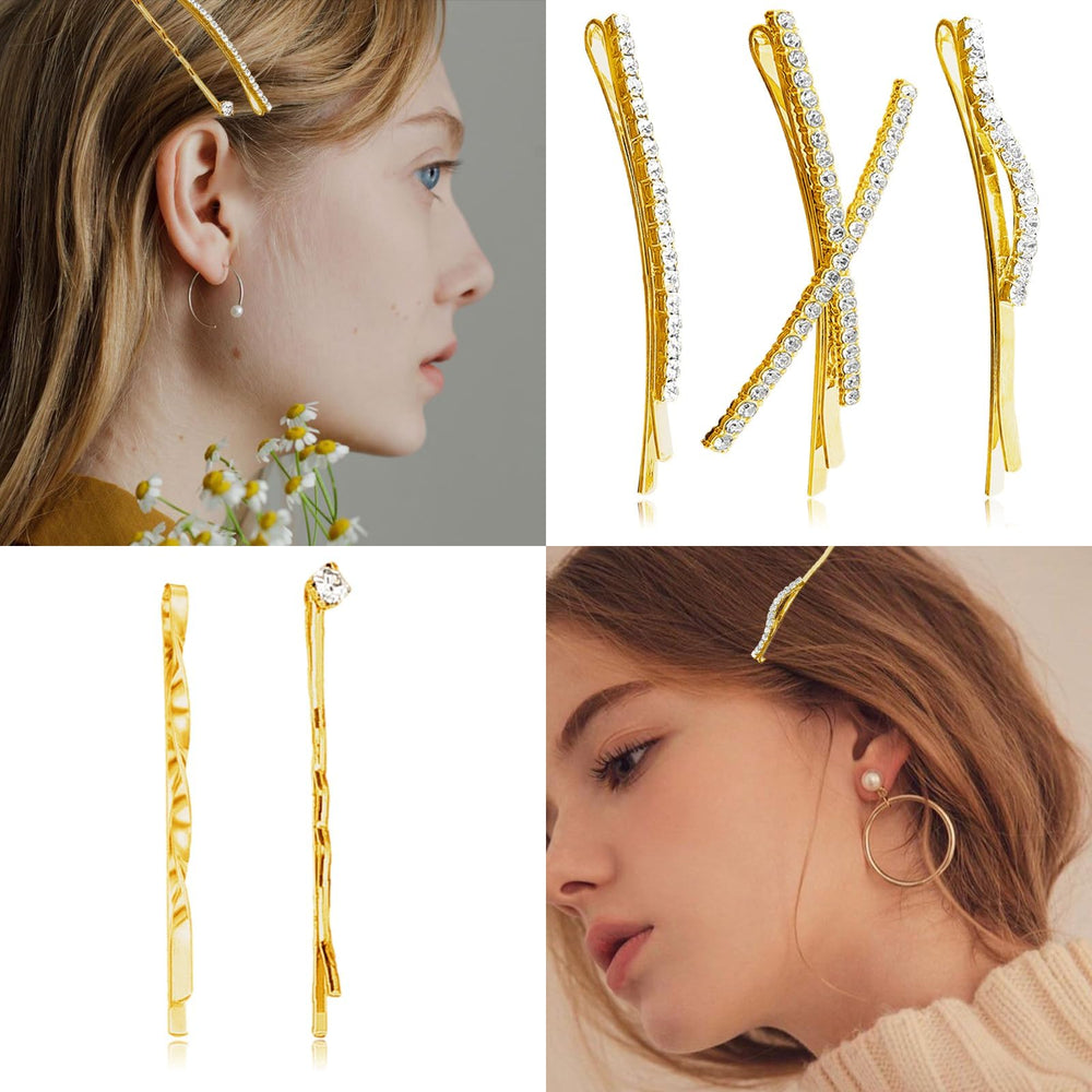 SHEHARUHI straight-line pins displayed on fabric illustrating linear sparkle and coordinated variety