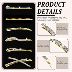 SHEHARUHI X and S shaped clips arranged to show design options and coordination