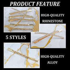 SHEHARUHI X-shaped clip macro showing faceted crystals and polished gold alloy shine
