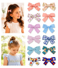 Shelbybox front packaging showing 12 colorful bows and tidy arrangement for easy selection