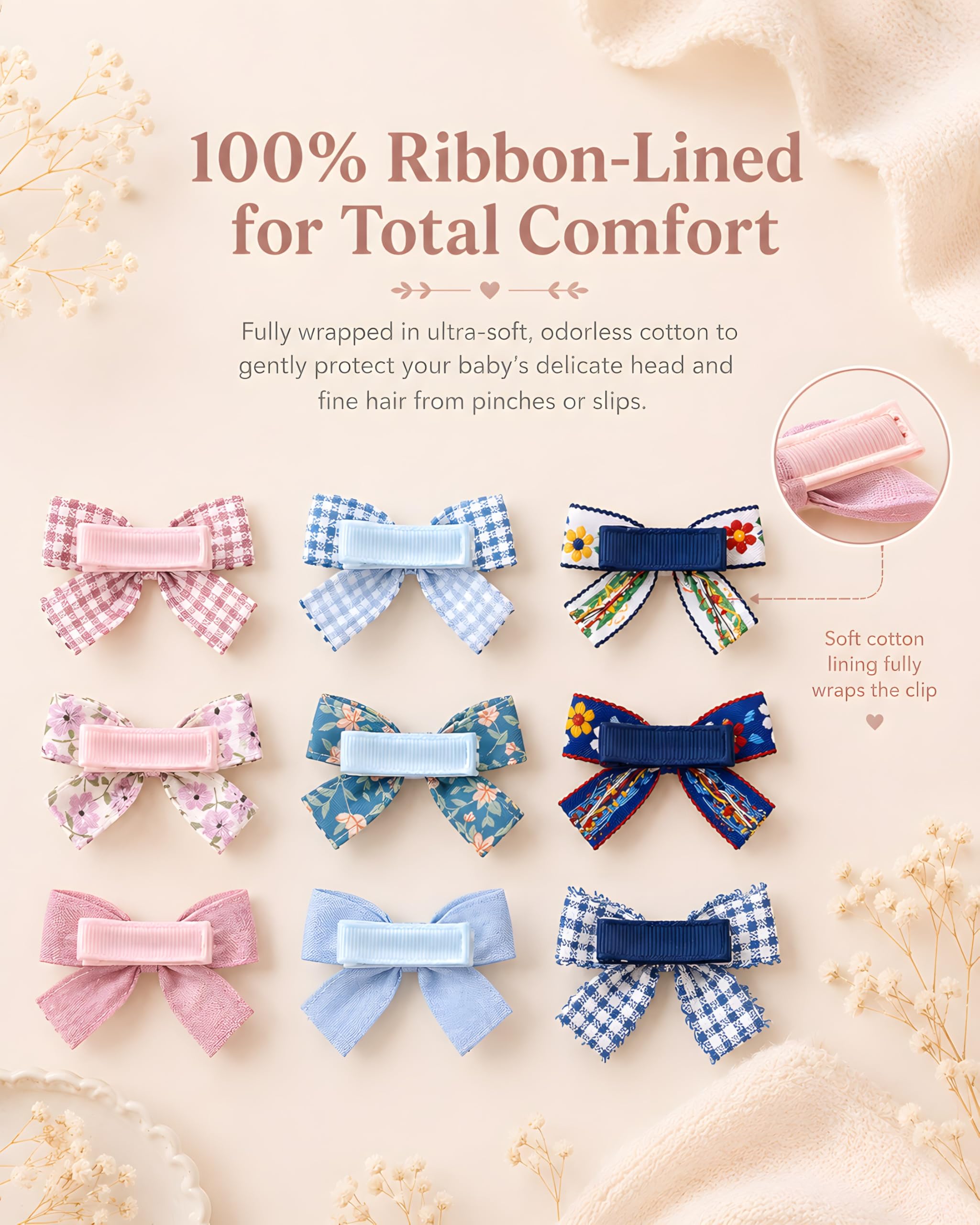 Shelbybox clips displayed on a hand to show true size and child-friendly proportions