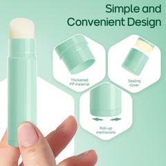 Sherules example filled with colored balm showing product-ready presentation
