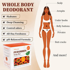 Person using Shibarcle soap on underarm to neutralize odor throughout day