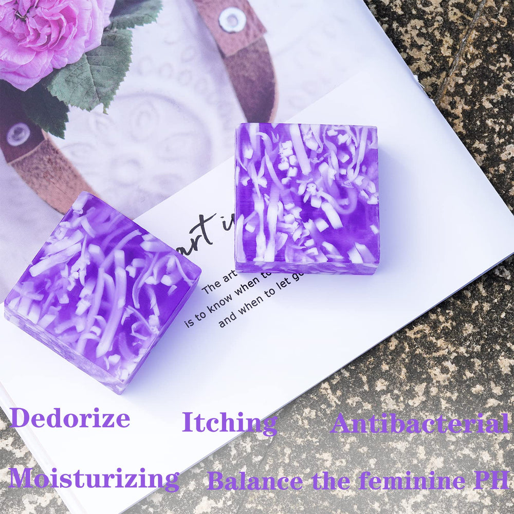 Close-up of Shibarcle soap texture highlighting natural oils and creamy feel