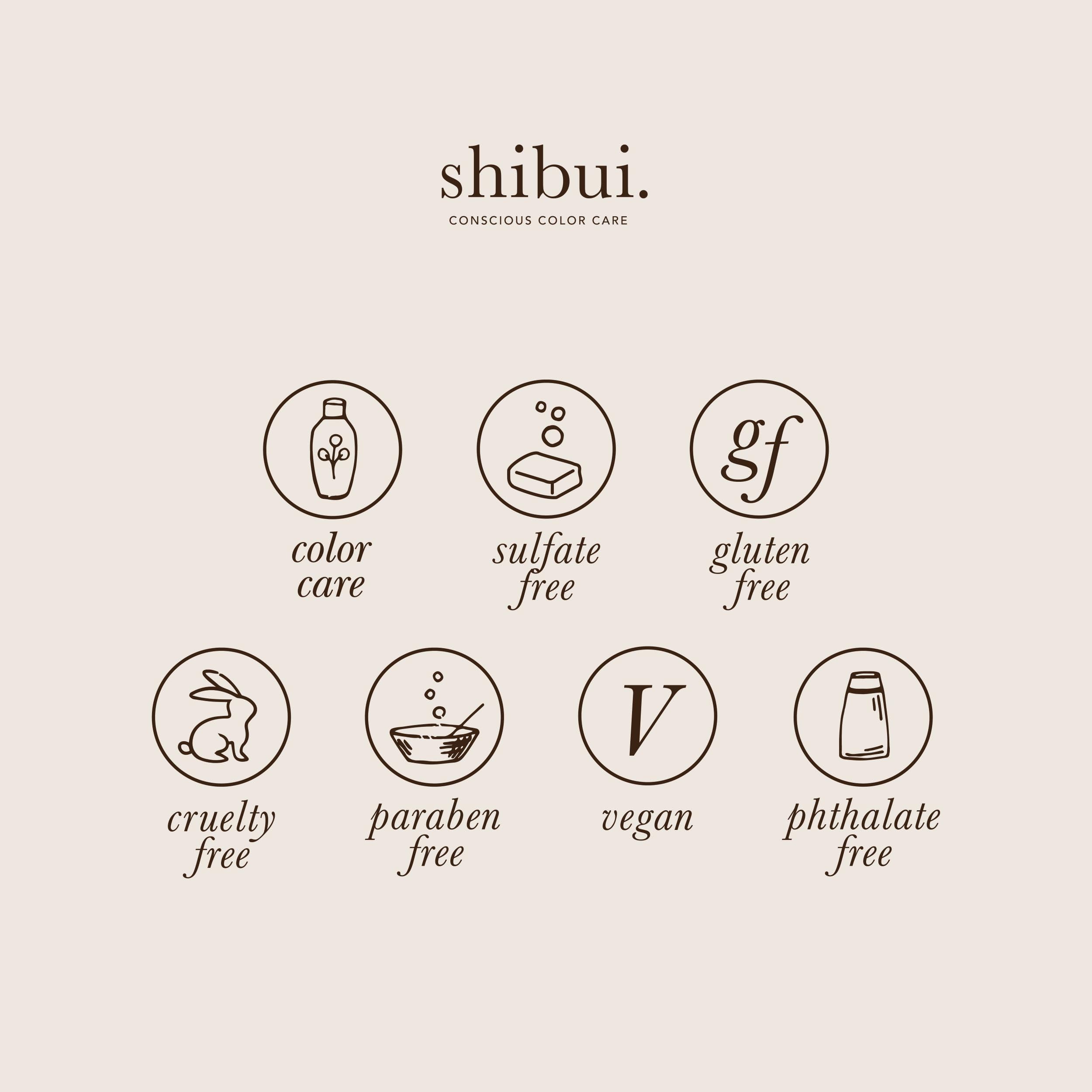 SHIBUI conditioner in shower use demonstrating detangling and smoothing action