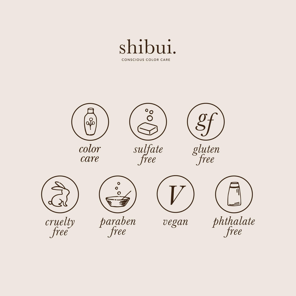 SHIBUI conditioner in shower use demonstrating detangling and smoothing action