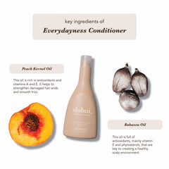 SHIBUI creamy conditioner texture close-up showing lightweight, silky hydration