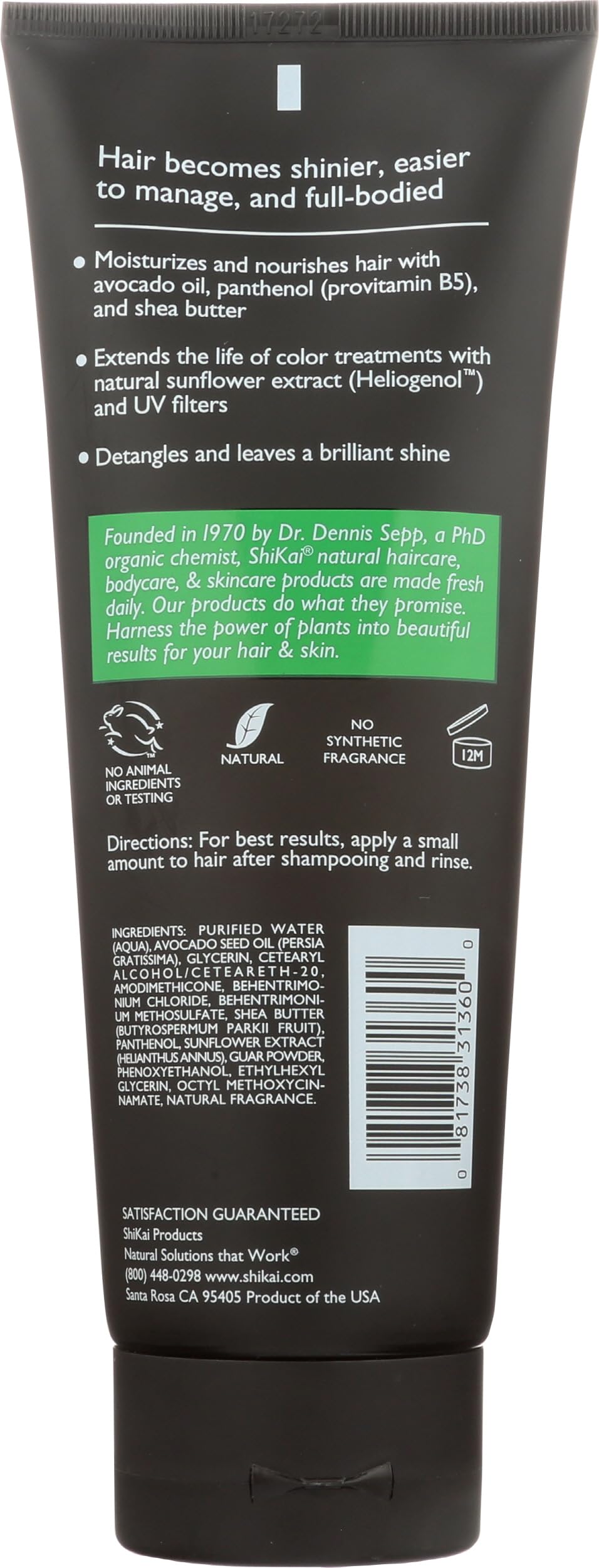 ShiKai conditioner pour texture close-up, silky hydration for smoother hair