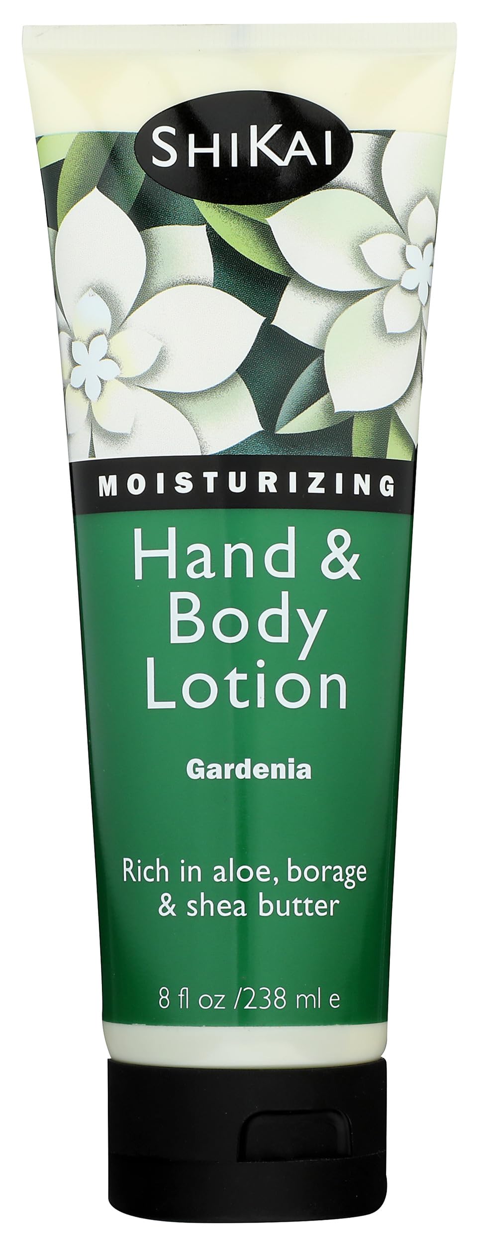 ShiKai front packaging showing gardenia lotion and brand for quick identification