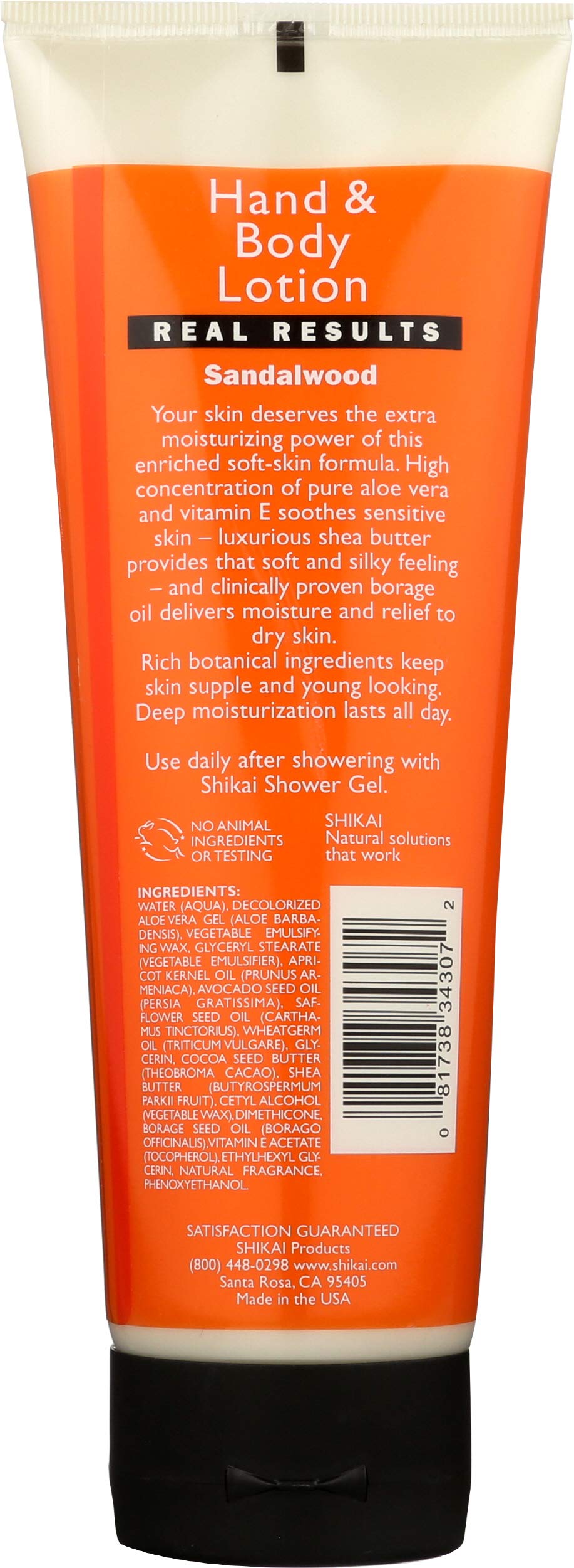ShiKai lotion texture close-up demonstrating smooth, fast-absorbing feel