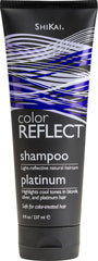 ShiKai front packaging of Color Reflect Platinum Shampoo showing label and bottle for cool tones