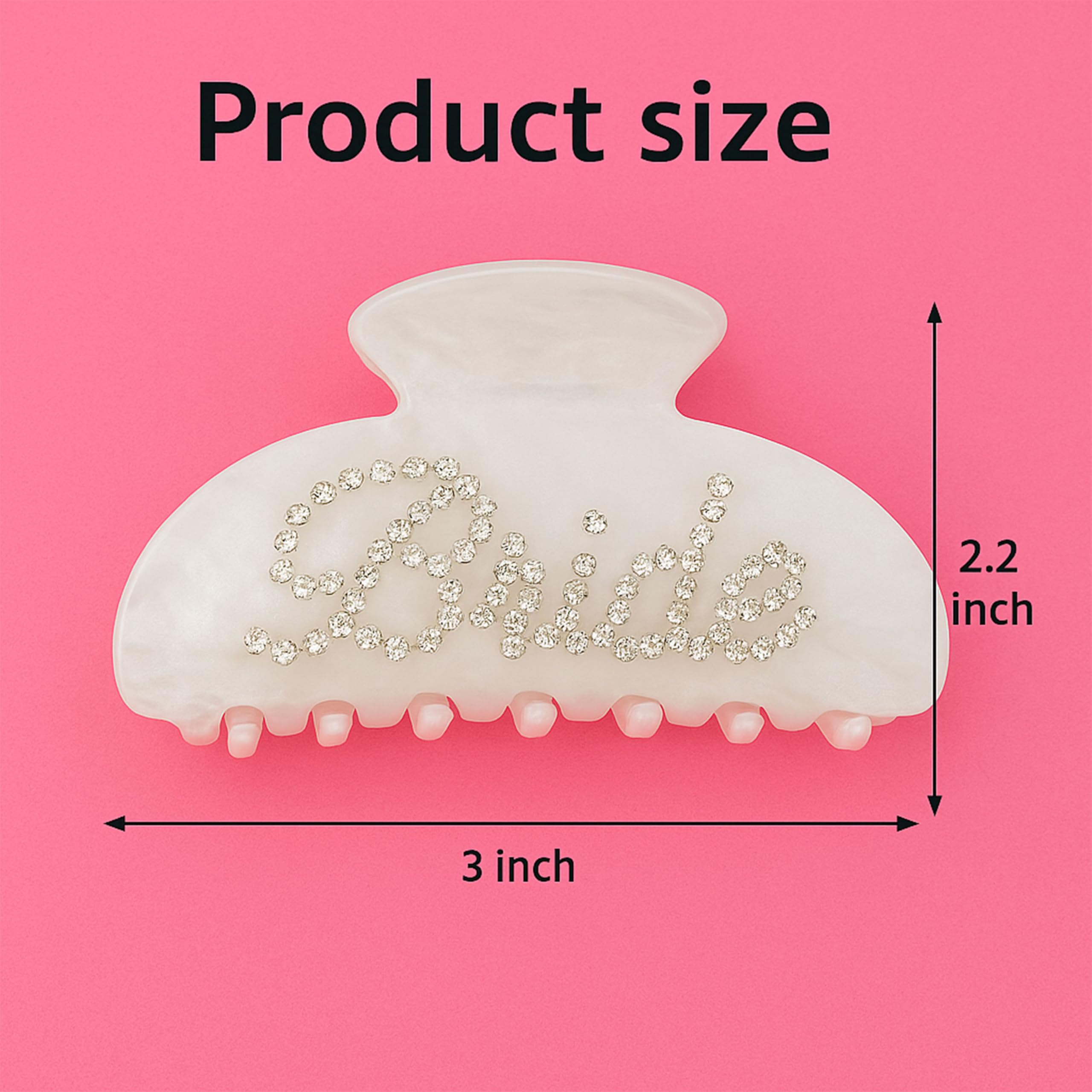 Shimmer Anna Shine side profile of clasp showing secure grip and practical hold