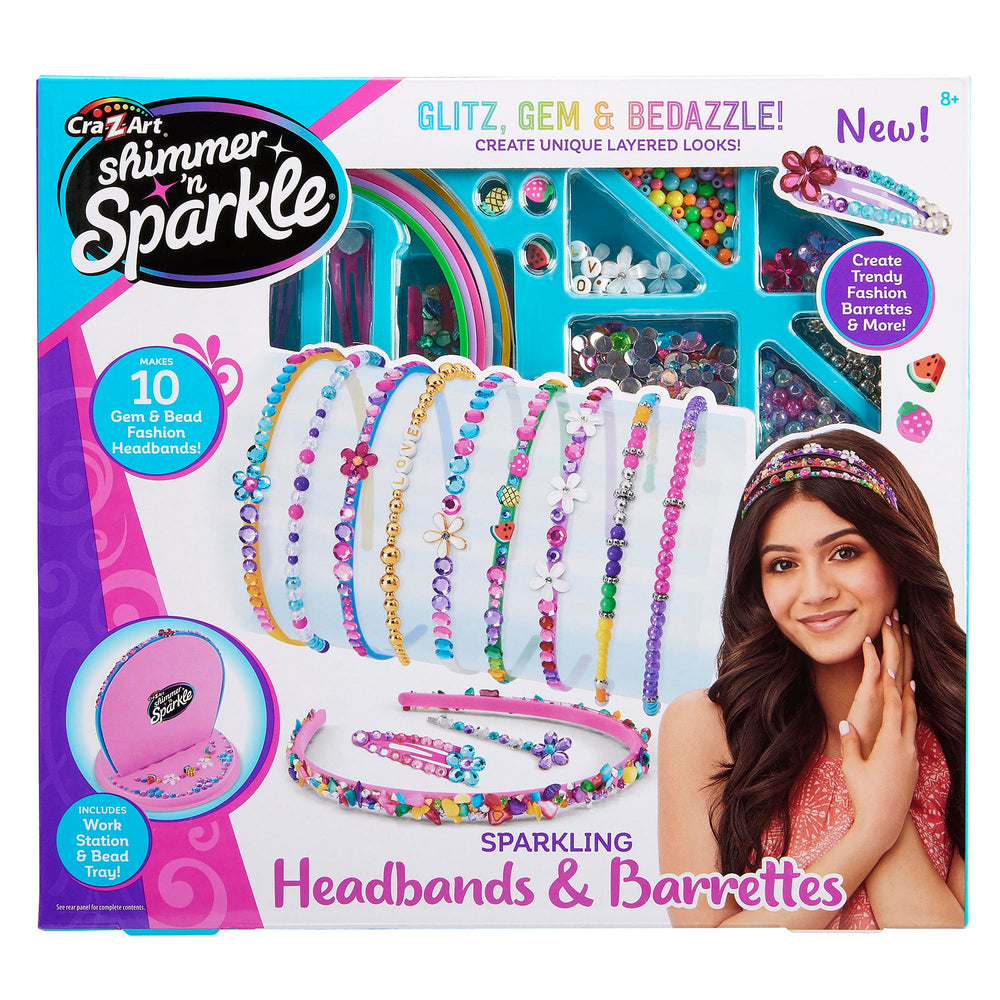 Shimmer 'N Sparkle front packaging showing kit contents and benefits