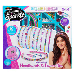 Shimmer 'N Sparkle front packaging showing kit contents and benefits