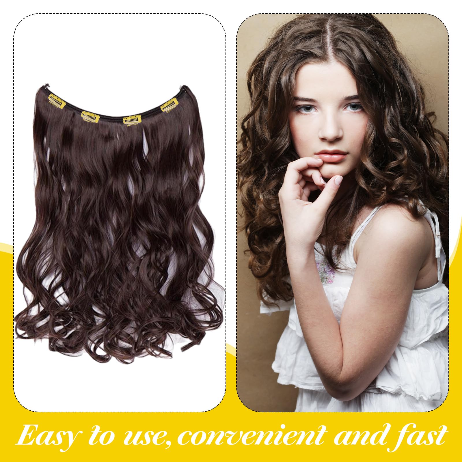 shimmeroo soft internal strip detail protecting hair and fabric from pulling or abrasion