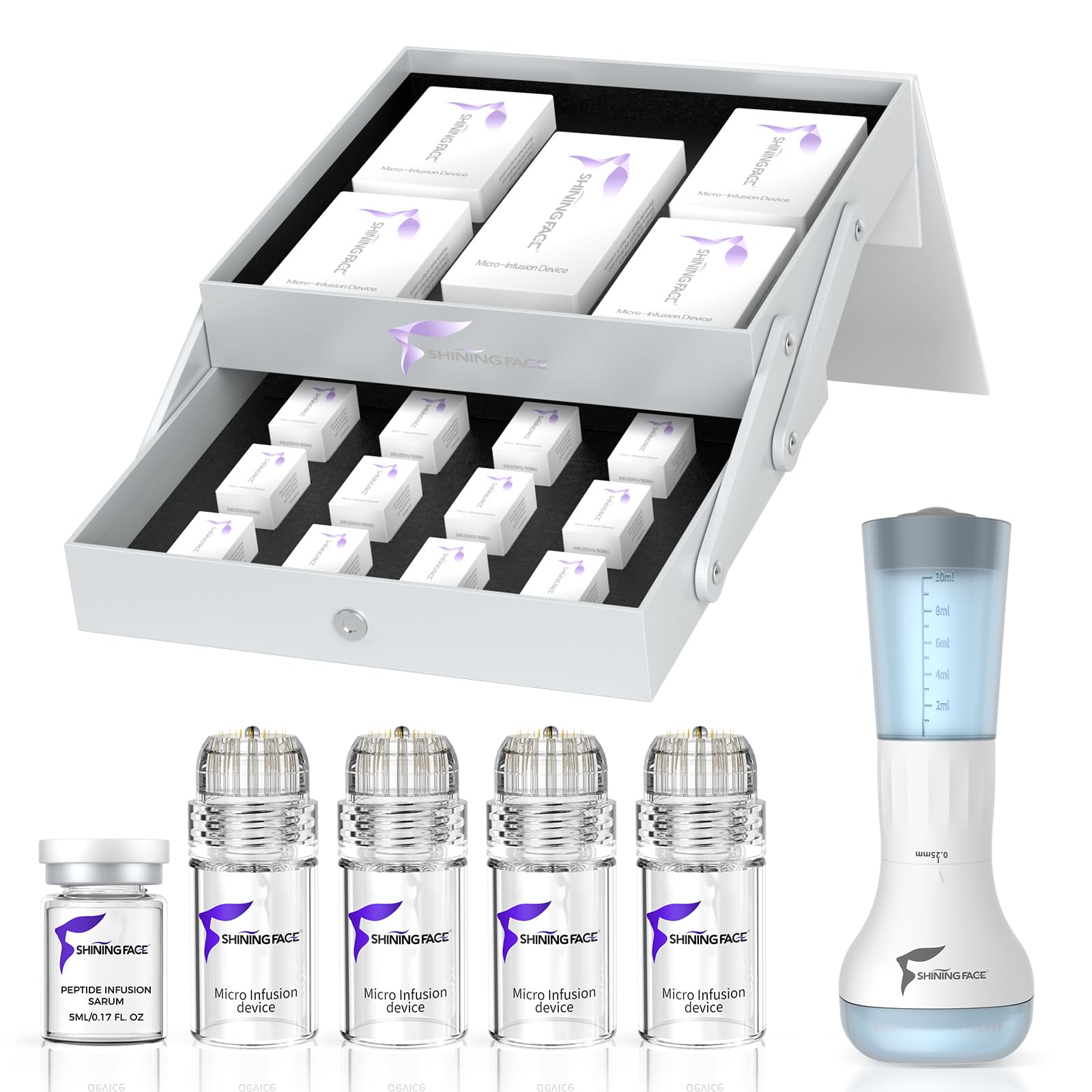 Shining Face front packaging showing complete three-month kit and benefits