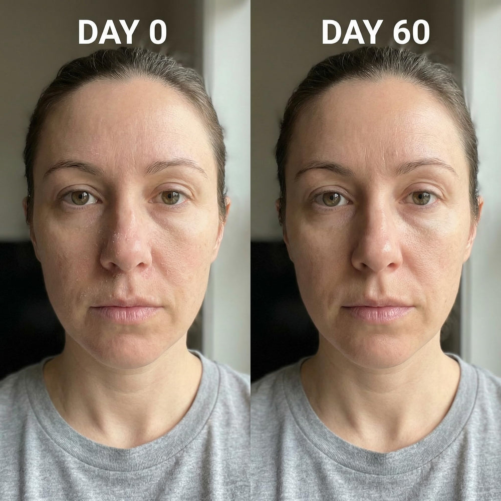 Shining Face serum texture dispensed to show lightweight absorbency