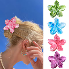 SHINLEA plumeria front packaging showing four colorful clips and brand
