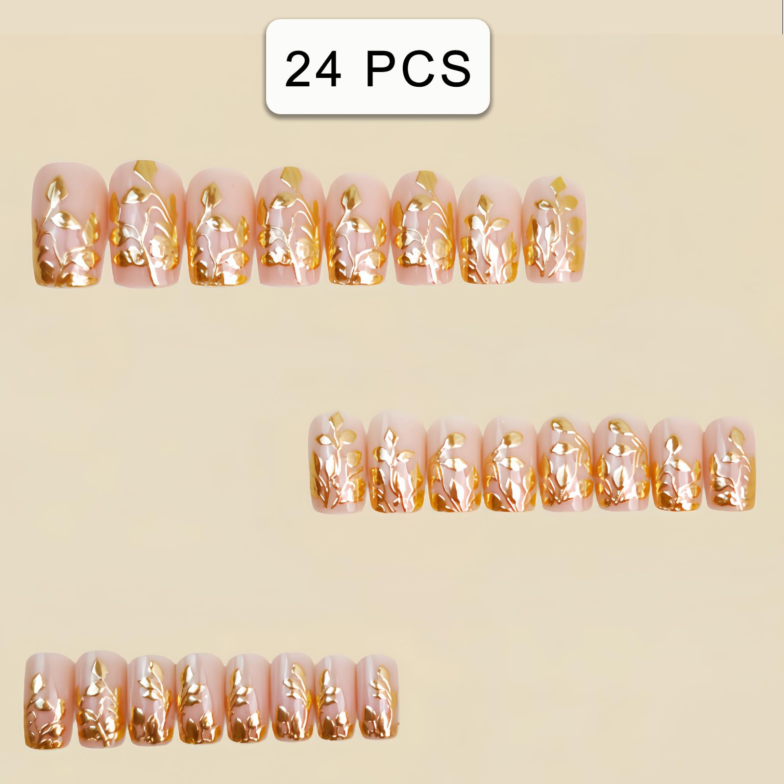 SHIQIXIANNV close-up of embossed gold leaf details showing textured luxury
