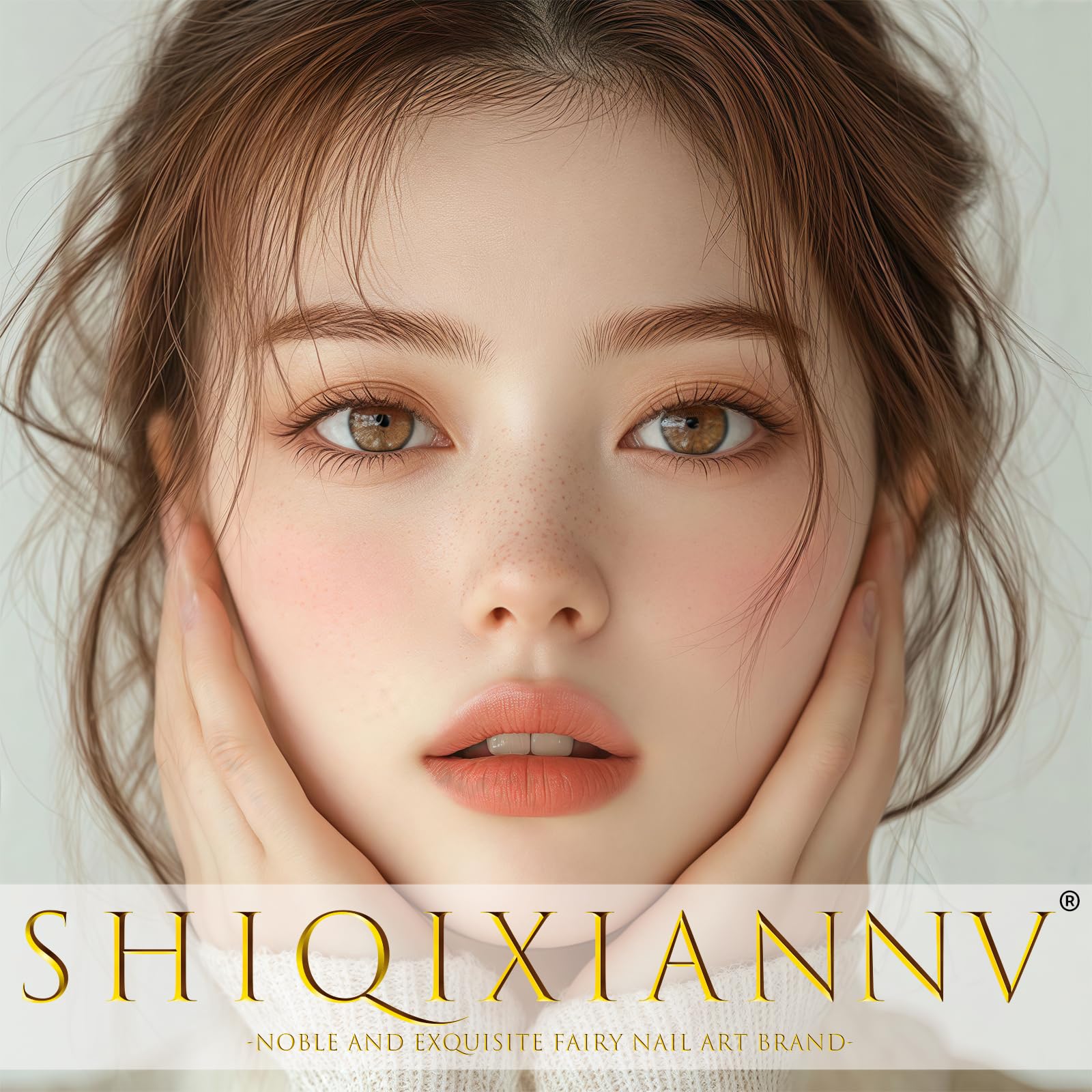 SHIQIXIANNV electroplated edge close-up showing reflective mirror effect