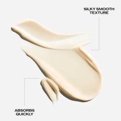 Shiseido Benefiance cream texture close-up demonstrating rich hydration