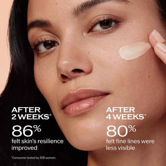 Shiseido Benefiance cream texture close-up reveals rich emollient finish for deep hydration