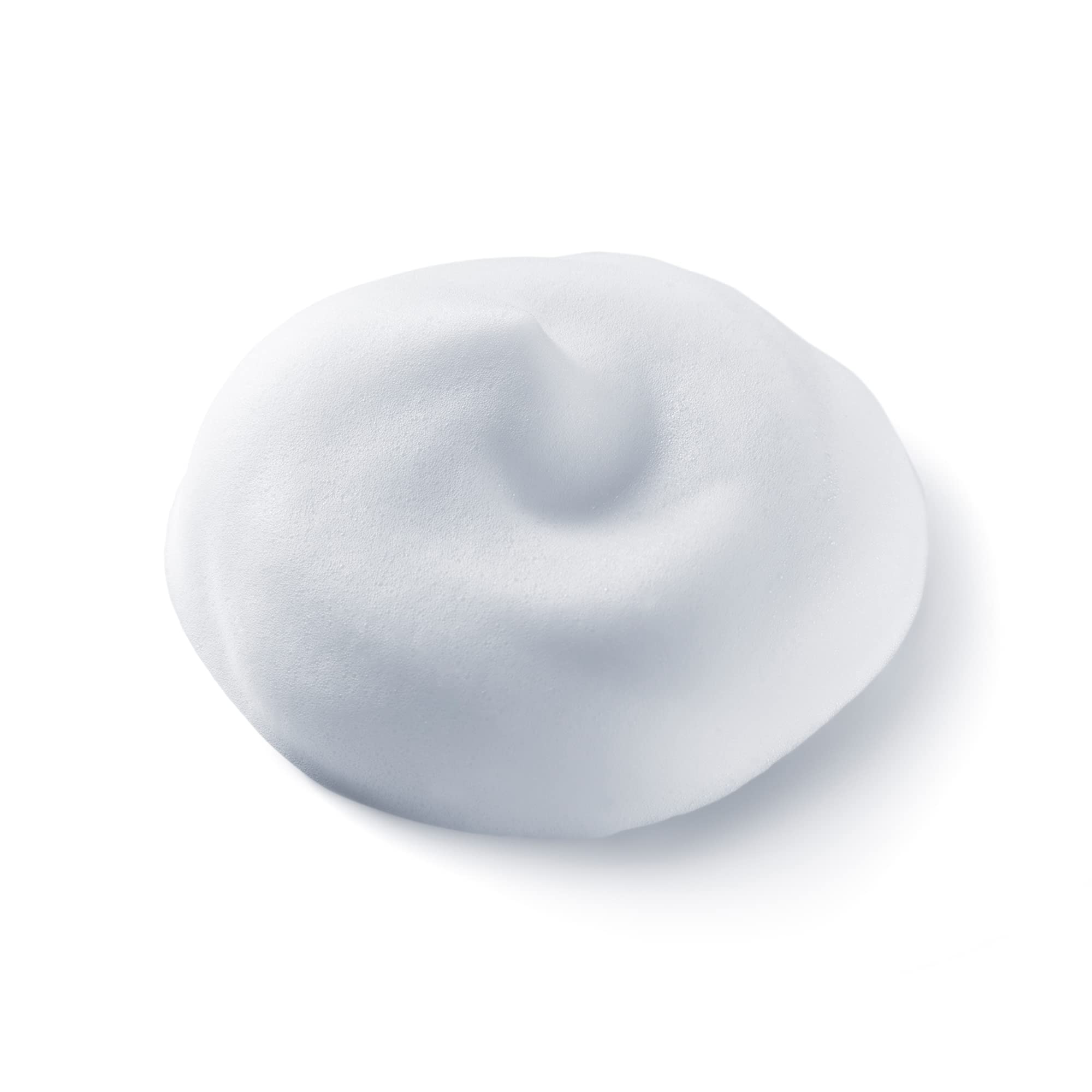 Shiseido cleansing milk on hand demonstrating gentle moisturizing action