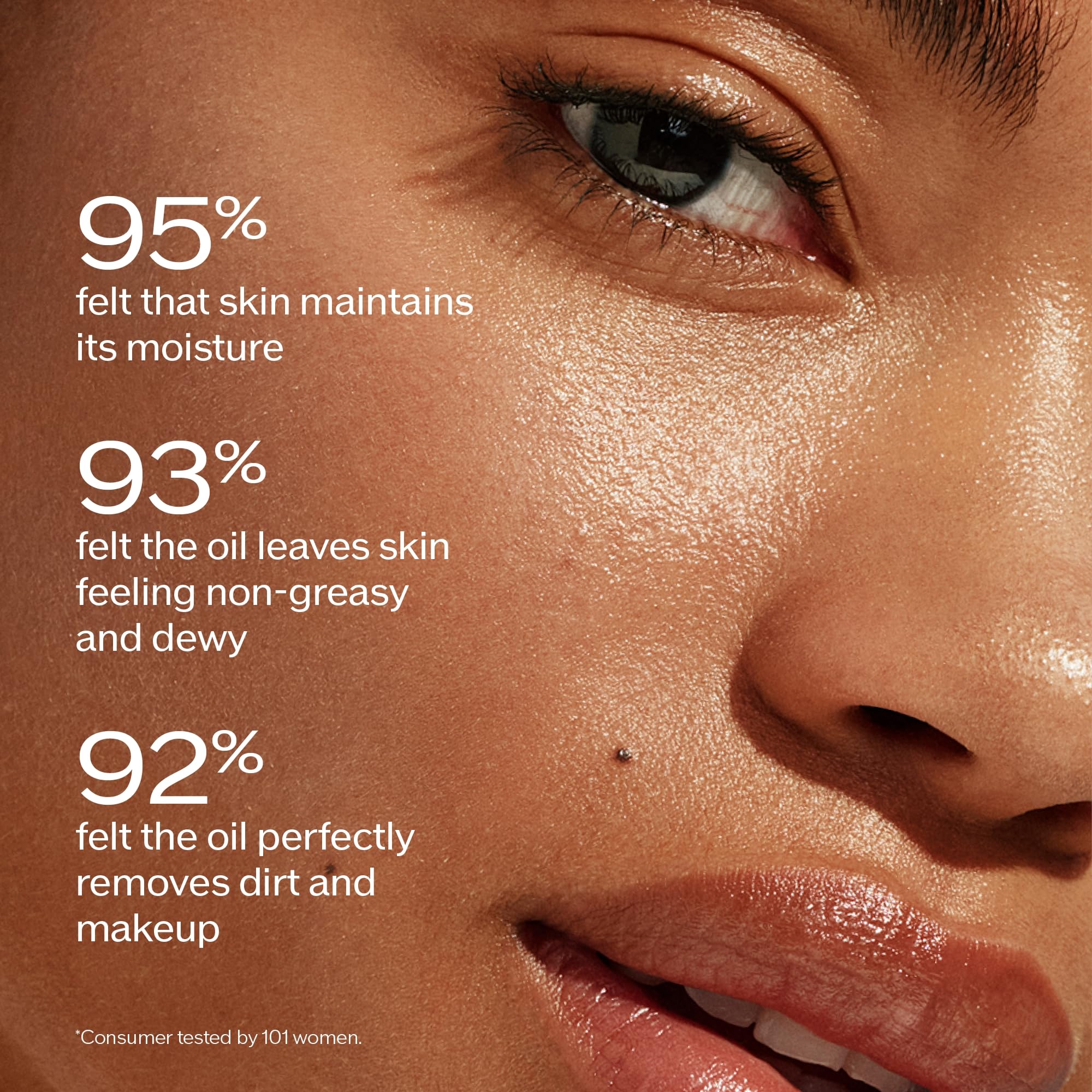 Shiseido pump dispensing lightweight oil texture for easy application benefit