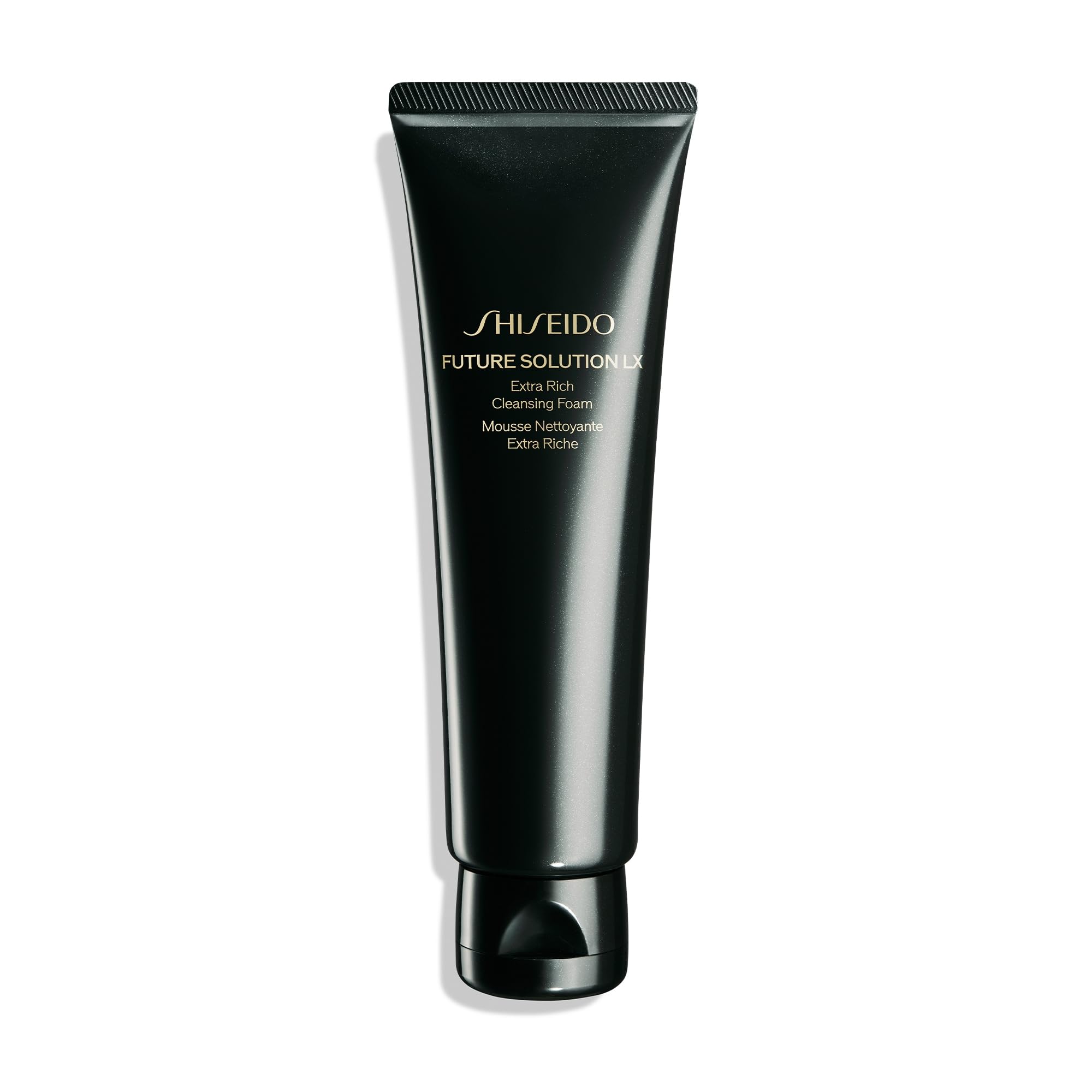 Shiseido front packaging showing bottle and label for premium formulation benefit