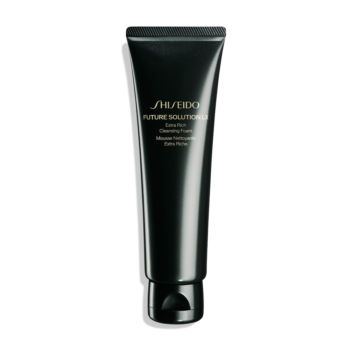 Shiseido front packaging showing bottle and label for premium formulation benefit
