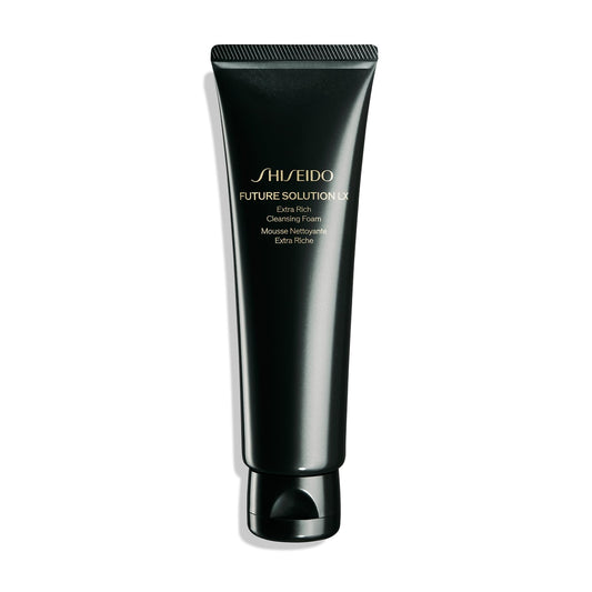 Shiseido front packaging showing bottle and label for premium formulation benefit