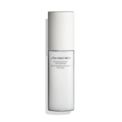 Shiseido bottle front view showing sleek packaging and brand benefit