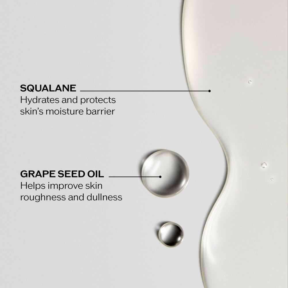 Shiseido close-up of grape seed ingredient highlighting smoothing benefit