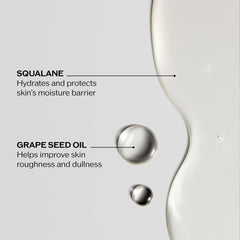 Shiseido close-up of grape seed ingredient highlighting smoothing benefit