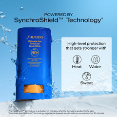 Shiseido stick open twist mechanism showing controlled application benefit