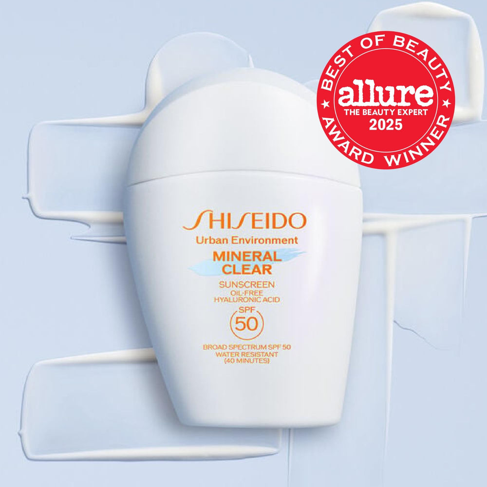 Shiseido close-up of creamy texture that transforms to sheer